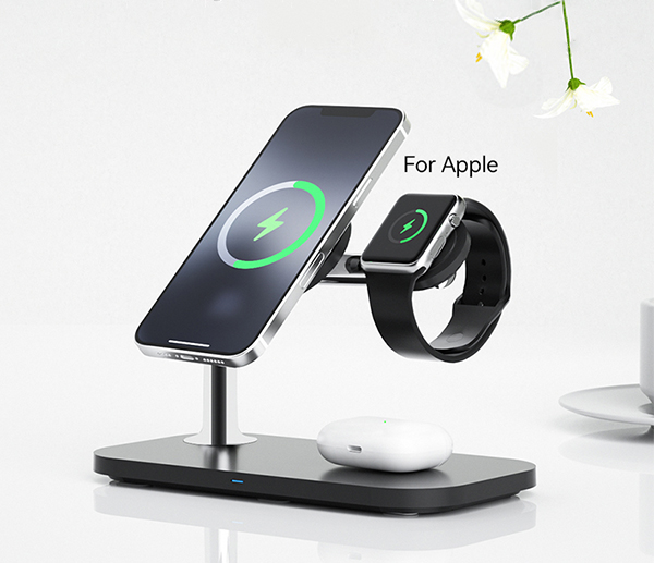  OJD-85 3-IN-1 Magnetic Wireless Charger
